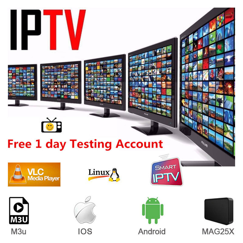 IPTV subscription 4500channels Arabic Europe France Russia Canada USA India Latin America Spain France HD Android smart iptv M3U